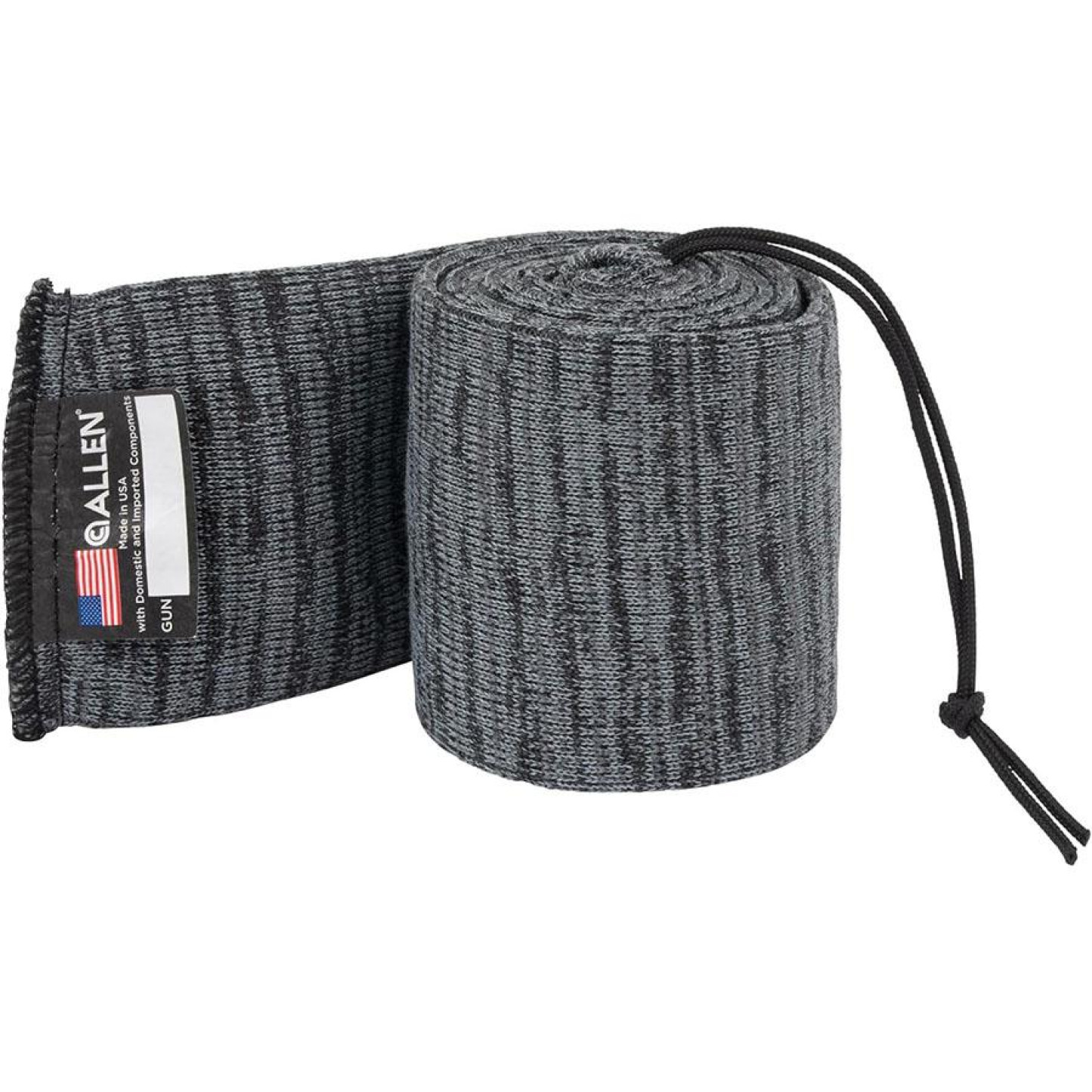 allen-knit-shotgun-scoped-sock-52in-gray-3-pack-an13130_rolled up