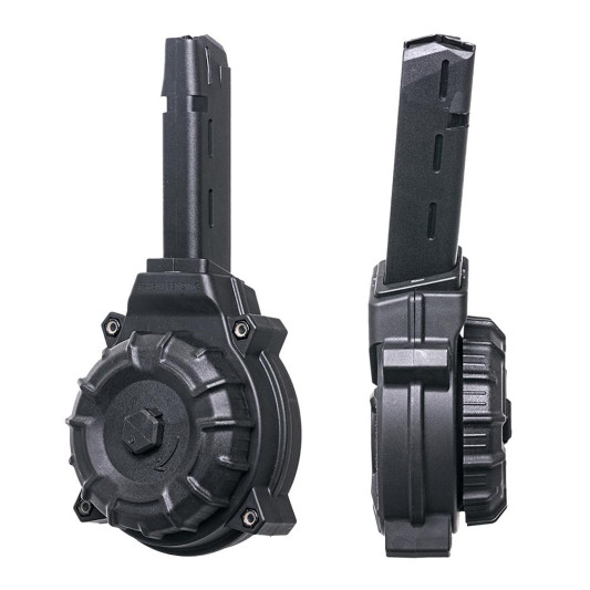 ZMDRMA11-promag-handgun-drum-magazine-for-glock-17-19-black-polymer-9mm-luger-50-rd