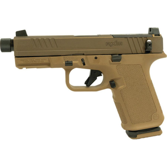 ruger_rxm_9mm_15rd_4_5in_tb_blk_poly_frame_tan_frnt_ns_slide_lock_ur19446rxp_0002_Left